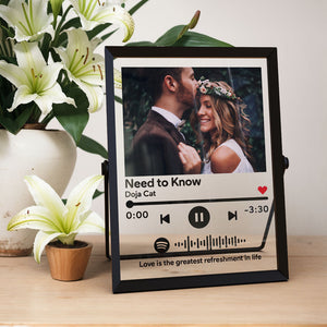 Custom Spotify Desktop Photo Frame Custom Black Decoration Gift