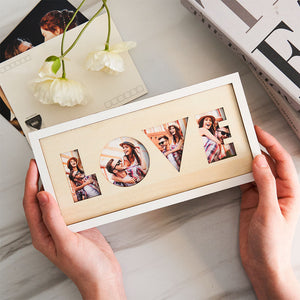 Custom Photo LOVE Wall Sign Personalized Picture Warm Decoration - MadeMineAU