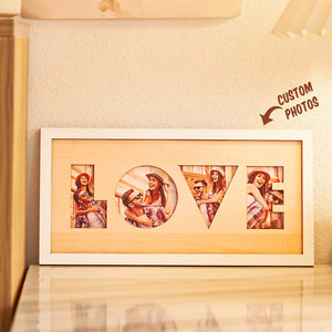 Custom Photo LOVE Wall Sign Personalized Picture Warm Decoration - MadeMineAU
