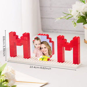 Custom Building Brick Photo Block Personalised Mom Brick Puzzles Mother's Day Gifts - MadeMineAU