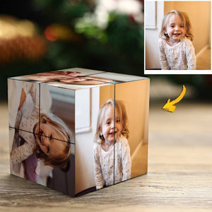 Custom Photo Rubic's Cube Baby's Gift Multiphoto Cube