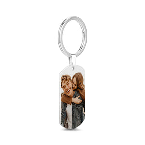 Drive Safe Keychain Custom Photo Name Keychain Best Lover Gifts for him I Need You Here with Me - MadeMineAU