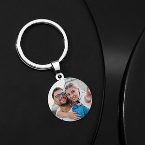 Personal Custom Gift Custom "Drive Safe" Keychain Photo Keychain with Your Name
