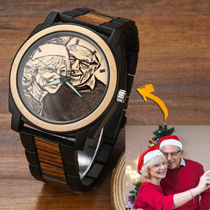Gifts For Him Personalized Photo Watch Engraved Watch