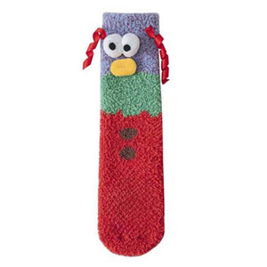 Christmas Socks Women's Plush Coral Fleece Winter Home Floor Socks Christmas Gifts - MadeMineAU