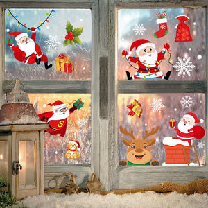 Fun Stickers Christmas Theme Home Decoration Gifts - Happy