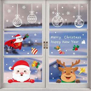 Fun Stickers Christmas Theme Home Decoration Gifts - 6 part Style 2