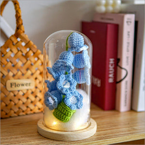 Lily of the Valley Flower Night Lights Crochet Artificial Lily Lamp Home Decor Gifts - MadeMineAU
