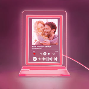 Custom Spotify Night Light Personalized Music Plaque Gifts for Lovers - MadeMineAU