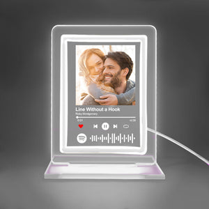 Custom Spotify Night Light Personalized Music Plaque Gifts for Lovers - MadeMineAU