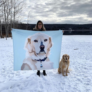 Custom Blanket with Pet Photo Gifts For Dog Lovers