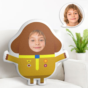 Custom Face Pillow Minime Dugee Doll Personalized Photo Gifts for Kids - MadeMineAU