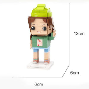 Custom Bricks Figures Full Body Customizable 1 Person Bricks For Young Girls Gifts For Girlfriend