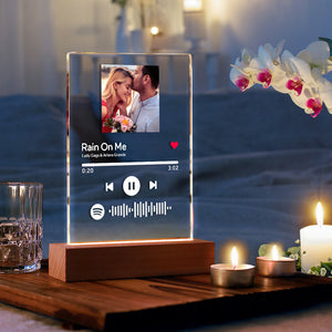 Custom Spotify Code Plaque/Night Light/Keychain The Best Gifts For Father