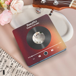 Customized Album Fridge Magnet Personalized Music Fridge Magnet Can Play Songs and Adjust Volume