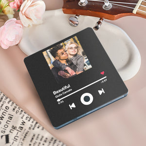 Customized Album Fridge Magnet Personalized Music Fridge Magnet Can Play Songs and Adjust Volume