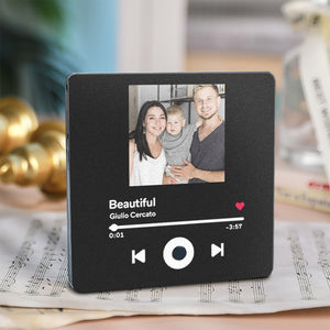 Customized Album Fridge Magnet Personalized Music Fridge Magnet Can Play Songs and Adjust Volume