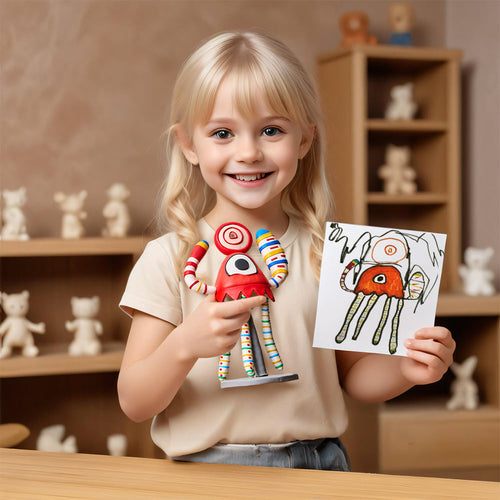 Custom Drawing From Bobblehead Personalized Photo to Bobblehead Replica Unique Gifts for Kids - MadeMineAU