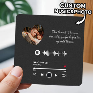 Customized Music Fridge Magnet Personalized Fridge Magnet With Photo Creative Gift - MadeMineAU