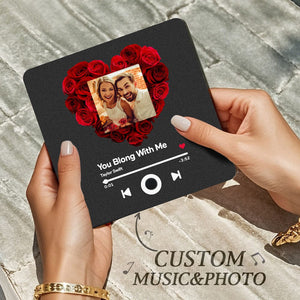 Customized Music Fridge Magnet Personalized Fridge Magnet With Photo Creative Gift - MadeMineAU