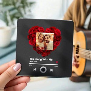 Customized Music Fridge Magnet Personalized Fridge Magnet With Photo Creative Gift - MadeMineAU