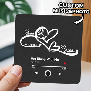 Customized Music Fridge Magnet Personalized Fridge Magnet With Photo Creative Gift - MadeMineAU