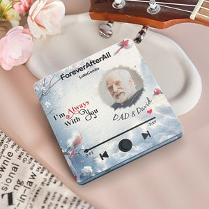 Customized Music Fridge Magnet Custom Engraved Name From Heaven Memorial Gifts Can Play Songs and Adjust Volume - MadeMineAU