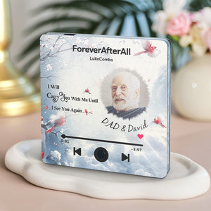 Customized Music Fridge Magnet Custom Engraved Name From Heaven Memorial Gifts Can Play Songs and Adjust Volume - MadeMineAU