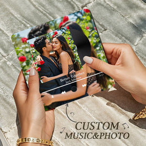 Customized Album Fridge Magnet Personalized Photo Music Fridge Magnet Can Play Songs Best Special Gifts Ideas - MadeMineAU