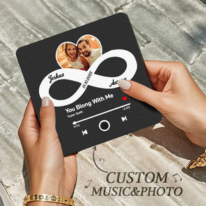 Customized Music Fridge Magnet Personalized Fridge Magnet With Photo Creative Gift - MadeMineAU