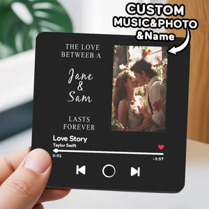 Customized Multiple Photo Music Fridge Magnet Can Play Songs Personalised Photo Fridge Magnet - MadeMineAU