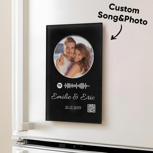 Customized Album Fridge Magnet Personalized Music Fridge Magnet Can Play Songs - MadeMineAU