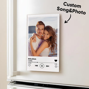 Custom Music Song Magnet Photo Gifts Music Wall Photo Sticker Music Movement - MadeMineAU