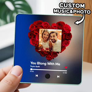 Personalized Photo Album Fridge Magnet Music Wall Photo Sticker Music Movement That Can Be Played Without Cell Phone Music Fridge Magnet Pro Can Play Songs - MadeMineAU