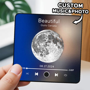 Personalized Photo Album Fridge Magnet Music Wall Photo Sticker Music Movement That Can Be Played Without Cell Phone Music Fridge Magnet Pro Can Play Songs - MadeMineAU