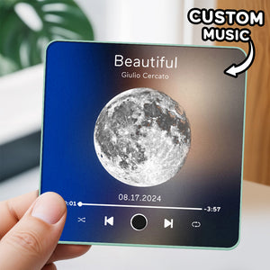 Personalized Photo Album Fridge Magnet Music Wall Photo Sticker Music Movement That Can Be Played Without Cell Phone Music Fridge Magnet Pro Can Play Songs - MadeMineAU