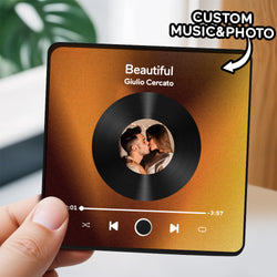 Personalized Photo Album Fridge Magnet Music Wall Photo Sticker Music Movement That Can Be Played Without Cell Phone Music Fridge Magnet Pro Can Play Songs - MadeMineAU