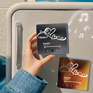 Customized Music Fridge Magnet Personalized Fridge Magnet With Photo Creative Gift - MadeMineAU