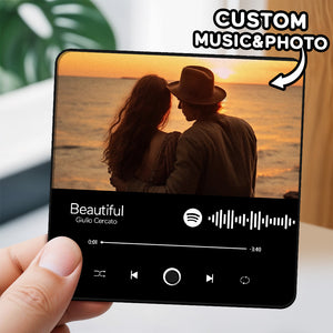 Personalized Photo Album Fridge Magnet Music Wall Photo Sticker Music Movement That Can Be Played Without Cell Phone Music Fridge Magnet Pro Can Play Songs - MadeMineAU