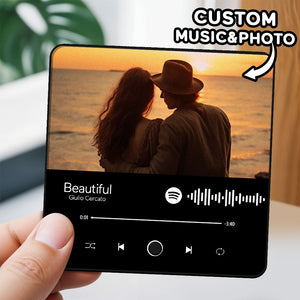 Personalized Photo Album Fridge Magnet Music Wall Photo Sticker Music Movement That Can Be Played Without Cell Phone Music Fridge Magnet Pro Can Play Songs - MadeMineAU