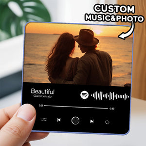 Personalized Photo Album Fridge Magnet Music Wall Photo Sticker Music Movement That Can Be Played Without Cell Phone Music Fridge Magnet Pro Can Play Songs - MadeMineAU