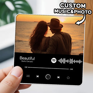 Personalized Photo Album Fridge Magnet Music Wall Photo Sticker Music Movement That Can Be Played Without Cell Phone Music Fridge Magnet Pro Can Play Songs - MadeMineAU