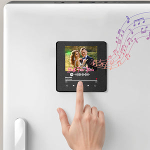 Personalized Photo Album Fridge Magnet Music Wall Photo Sticker Music Movement That Can Be Played Without Cell Phone Music Fridge Magnet Pro Can Play Songs - MadeMineAU