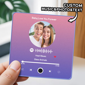 Personalized Photo Album Fridge Magnet Music Wall Photo Sticker Music Movement That Can Be Played Without Cell Phone Music Fridge Magnet Pro Can Play Songs - MadeMineAU