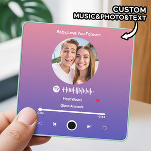 Personalized Photo Album Fridge Magnet Music Wall Photo Sticker Music Movement That Can Be Played Without Cell Phone Music Fridge Magnet Pro Can Play Songs - MadeMineAU