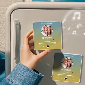 Personalized Photo Album Fridge Magnet Music Wall Photo Sticker Music Movement That Can Be Played Without Cell Phone Music Fridge Magnet Pro Can Play Songs - MadeMineAU