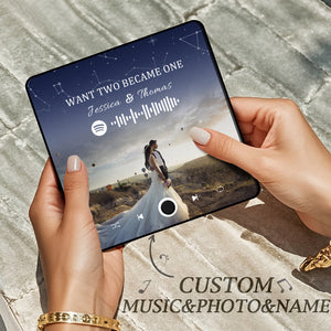 Personalized Photo Album Fridge Magnet Music Wall Photo Sticker Music Movement That Can Be Played Without Cell Phone Music Fridge Magnet Pro Can Play Songs - MadeMineAU