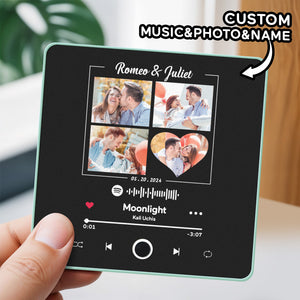 Personalized Photo Album Fridge Magnet Music Wall Photo Sticker Music Movement That Can Be Played Without Cell Phone Music Fridge Magnet Pro Can Play Songs - MadeMineAU