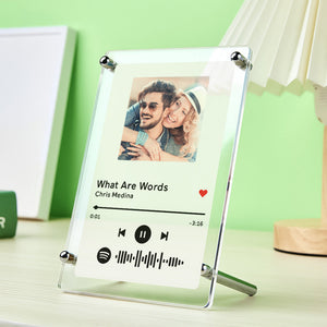 Gift For Dad Music Photo Frame Scannable Music Fashion Plaque Home Decor