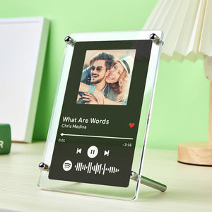 Gift For Dad Music Photo Frame Scannable Music Fashion Plaque Home Decor